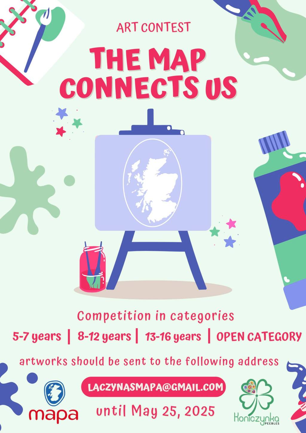 Art Competition “ŁĄCZY NAS MAPA” – Submit Your&nbsp;Artwork!
